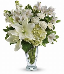 Teleflora's Purest Love Bouquet from Schultz Florists, flower delivery in Chicago